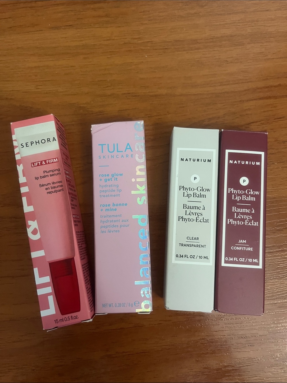 Sephora, Tula & Naturium Lip Care Set - Bundle of 4 Lip Balms